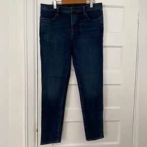 J Brand cropped dark denim jeans